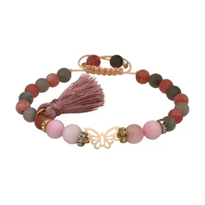 دستبند نقره زنانه طرح پروانه مدل 163s8