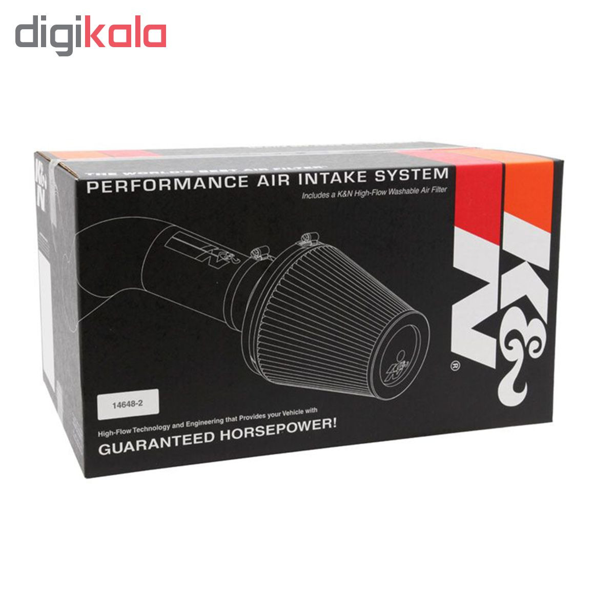 کیت مکش  هوای موتور خودرو کی اند ان کد 9021-57 مناسب برای تویوتا لند کروزر