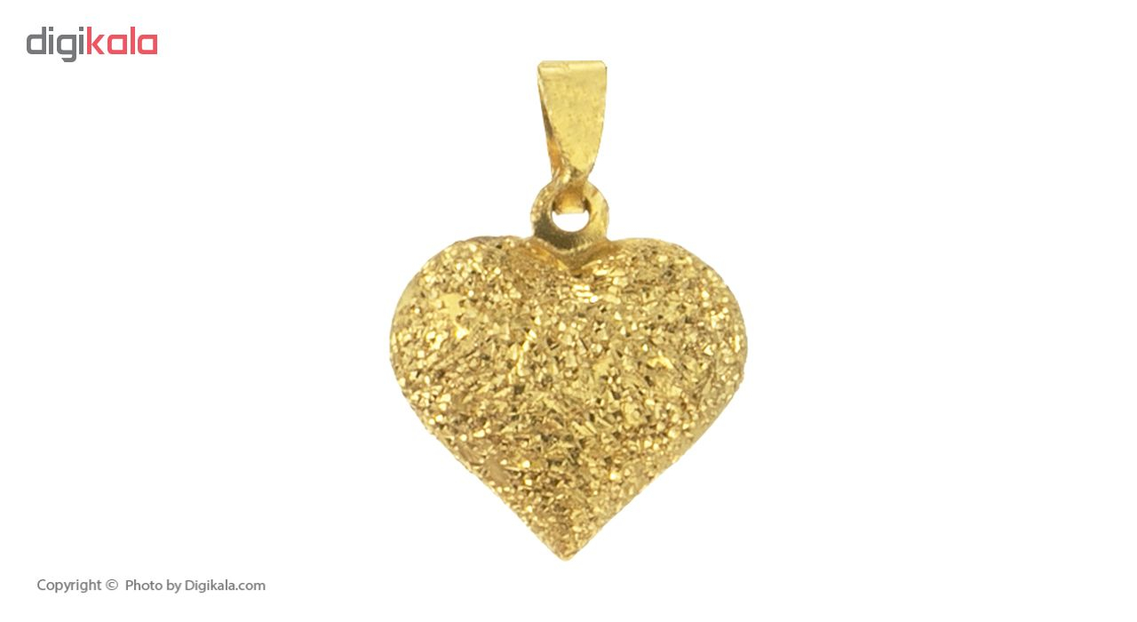 آویز گردنبند طلا 18 عیار زنانه مدل قلب کد MD-004