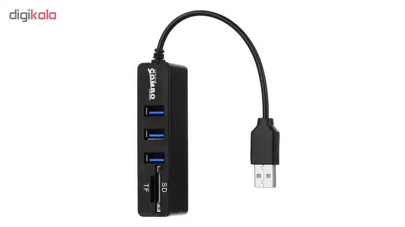 هاب 5 پورت USB 2.0 کمبو مدل HC02