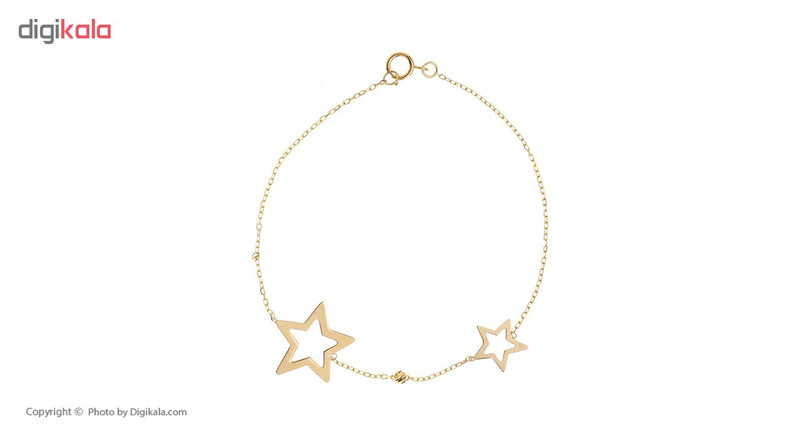 پابند طلا 18 عیار زنانه طرح ستاره کد AG-003