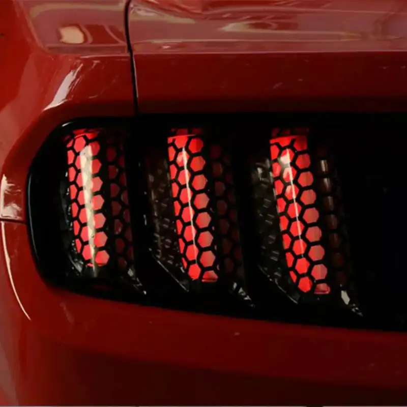 برچسب چراغ خودرو اسپرت غدیر طرح Hexagon کد01