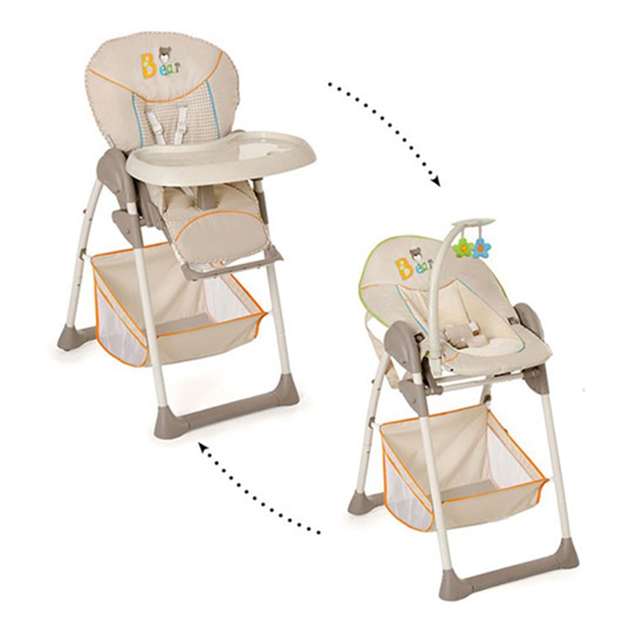 hauck 2 in 1 high chair