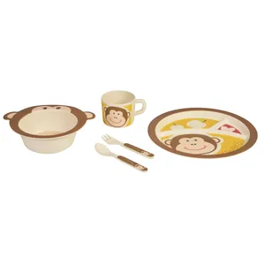 ظرف غذای کودک 5 تکه نورینو طرح میمون