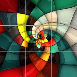 تایل سقفی مدل AZ33079 سایز 60*60 سانتی متر مجموعه 9 عددی