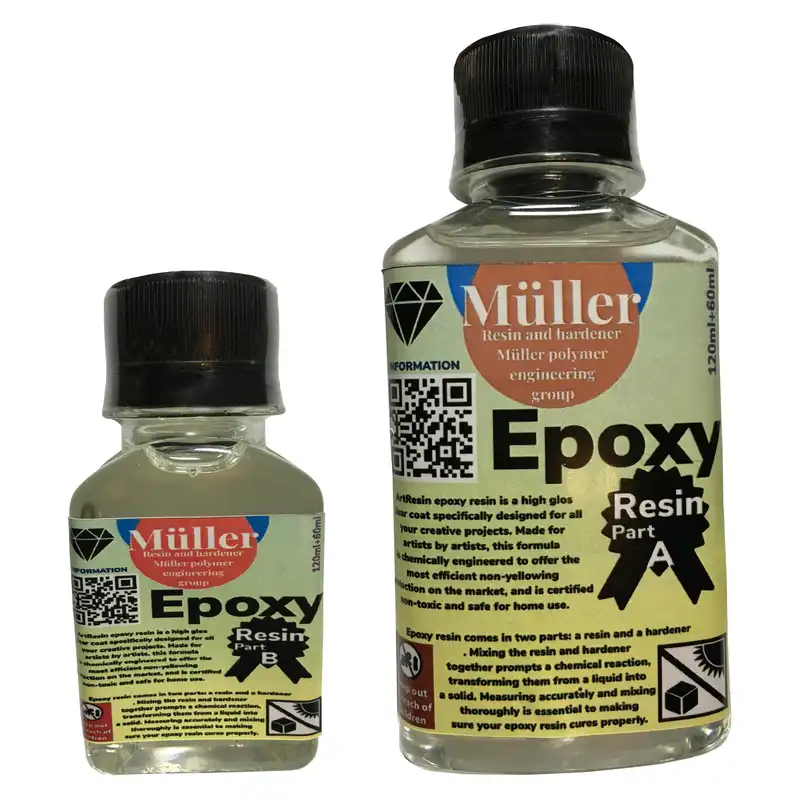 رزين اپوكسى مولر مدل Art حجم ١٨٠ ميلى ليتر مجموعه دو عددى