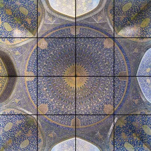 تایل سقفی مدل AZ44004 سایز 60*60 سانتی متر مجموعه 16 عددی