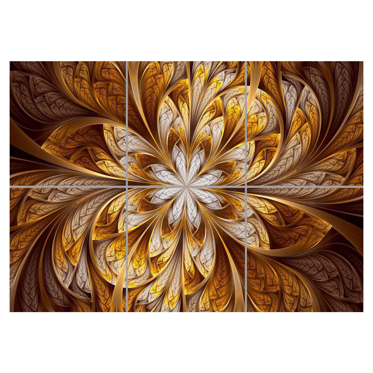 تایل سقفی مدل AZ32062 سایز 60*60 سانتی متر مجموعه 6 عددی