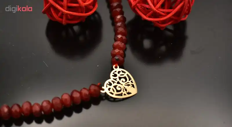 گردنبند طلا 18 عیار زنانه آرشا گالری طرح قلب کد 153A2435