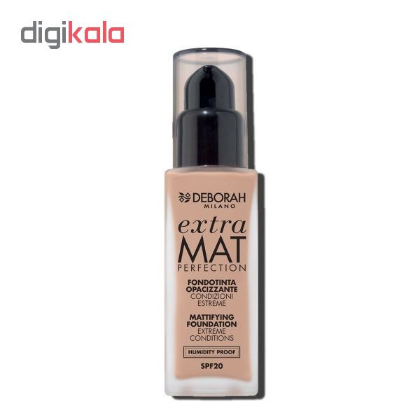 کرم پودر دبورا مدل EXTRA MAT PERFECTION شماره 02