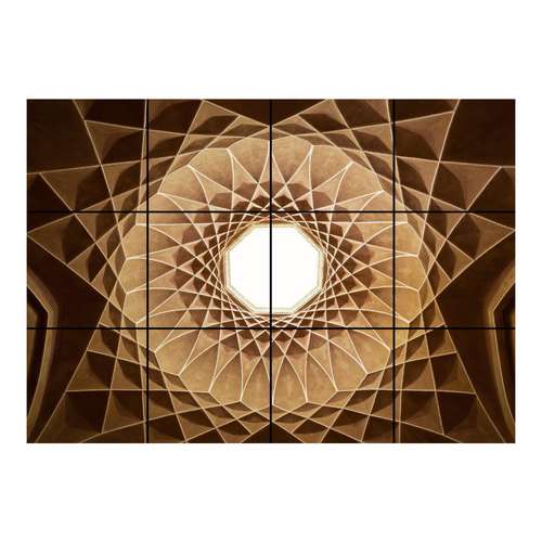 تایل سقفی آسمان مجازی مدل AZ43009 سایز 60*60 سانتی متر مجموعه 12 عددی