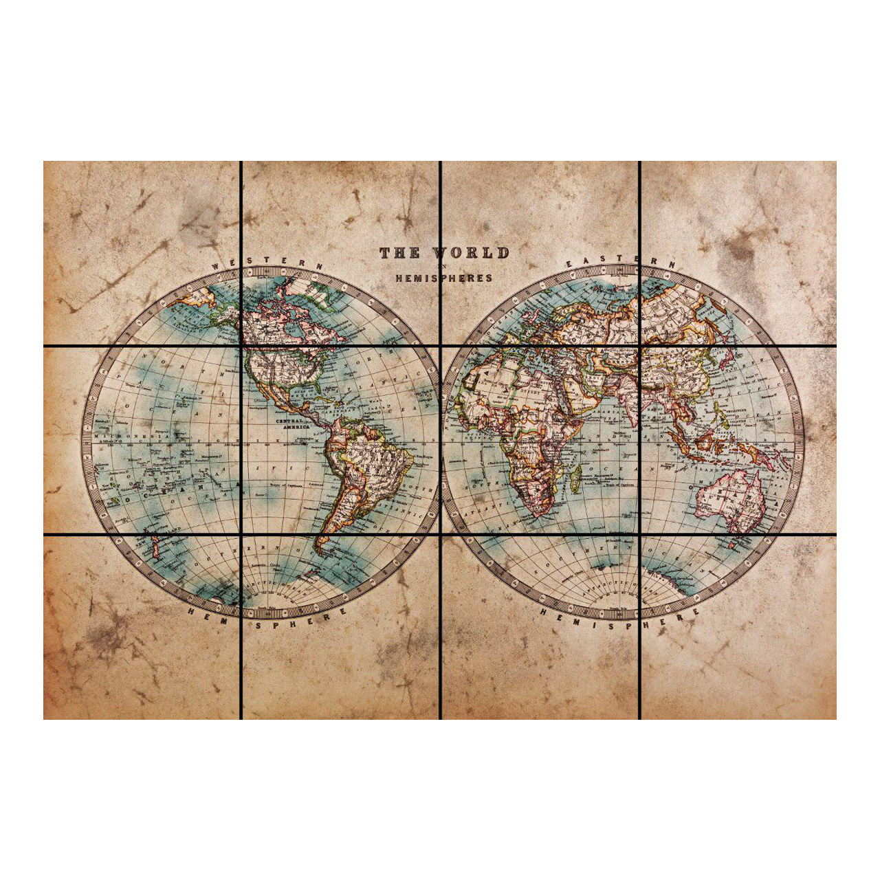 تایل سقفی مدل AZ43010 سایز 60*60 سانتی متر مجموعه 12 عددی