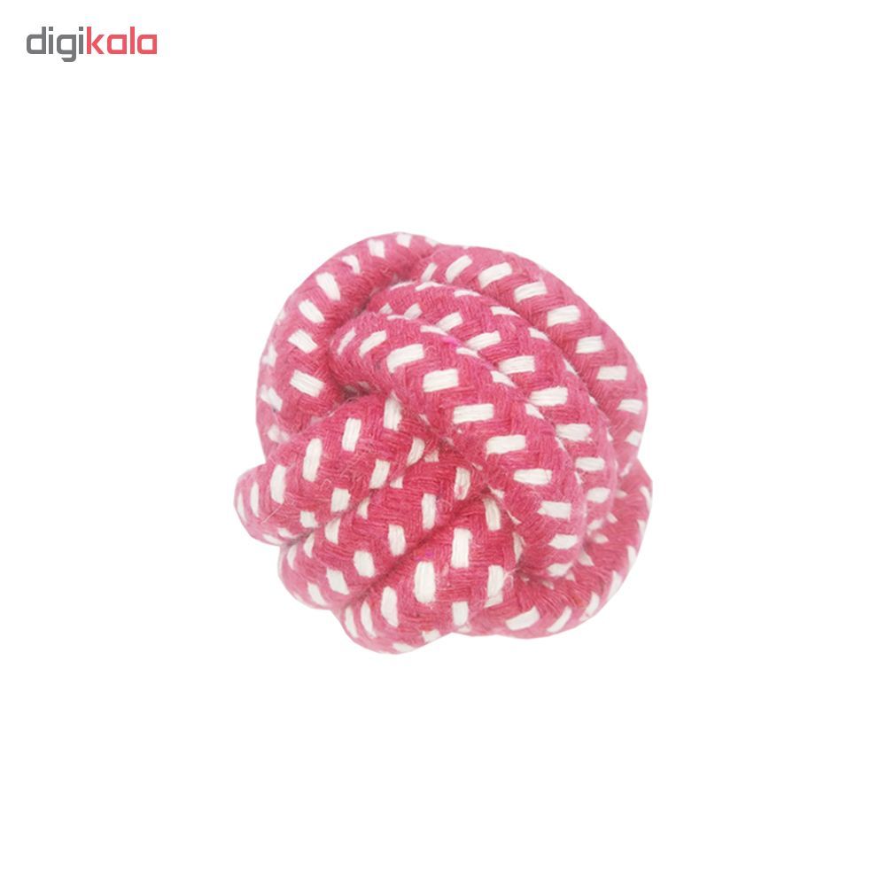 اسباب بازی سگ مدل Rope Ball قطر 9 سانتی متر