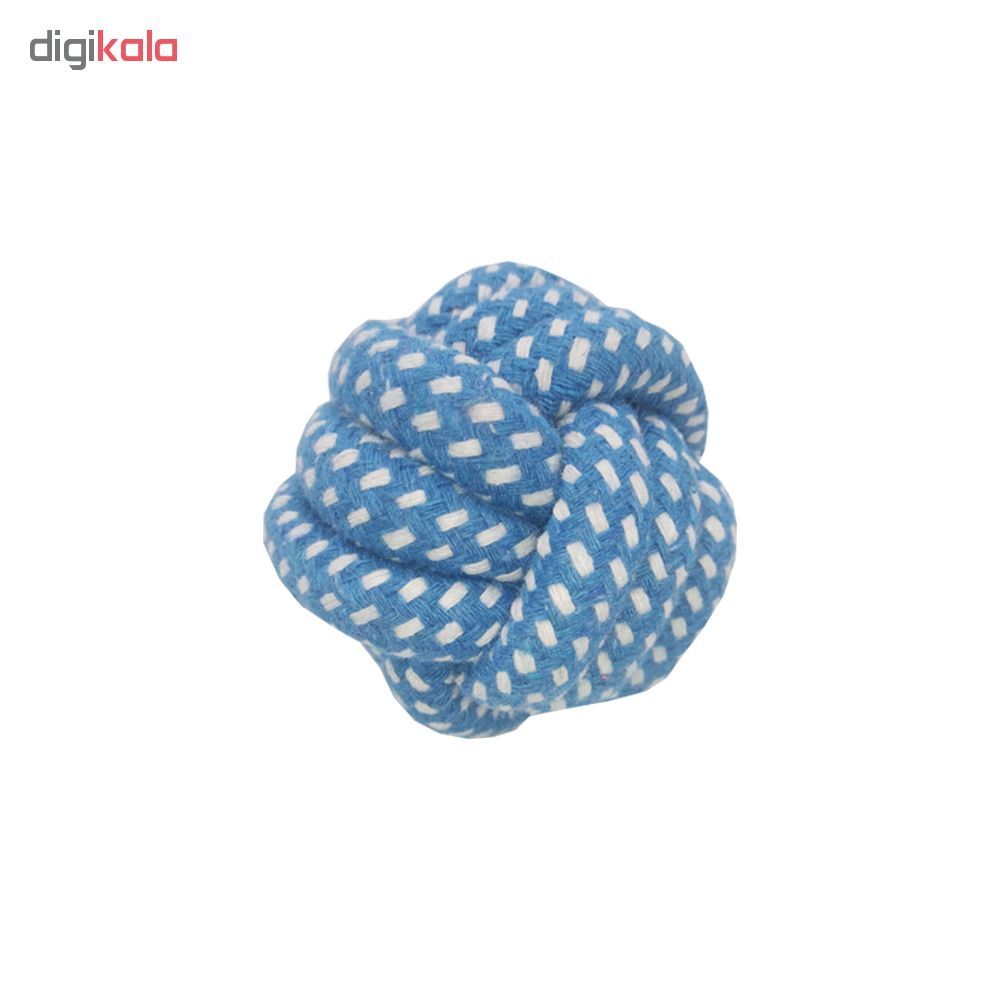 اسباب بازی سگ مدل Rope Ball قطر 9 سانتی متر