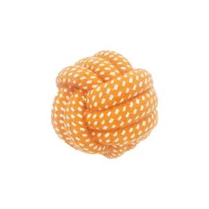 اسباب بازی سگ مدل Rope Ball قطر 10 سانتی متر