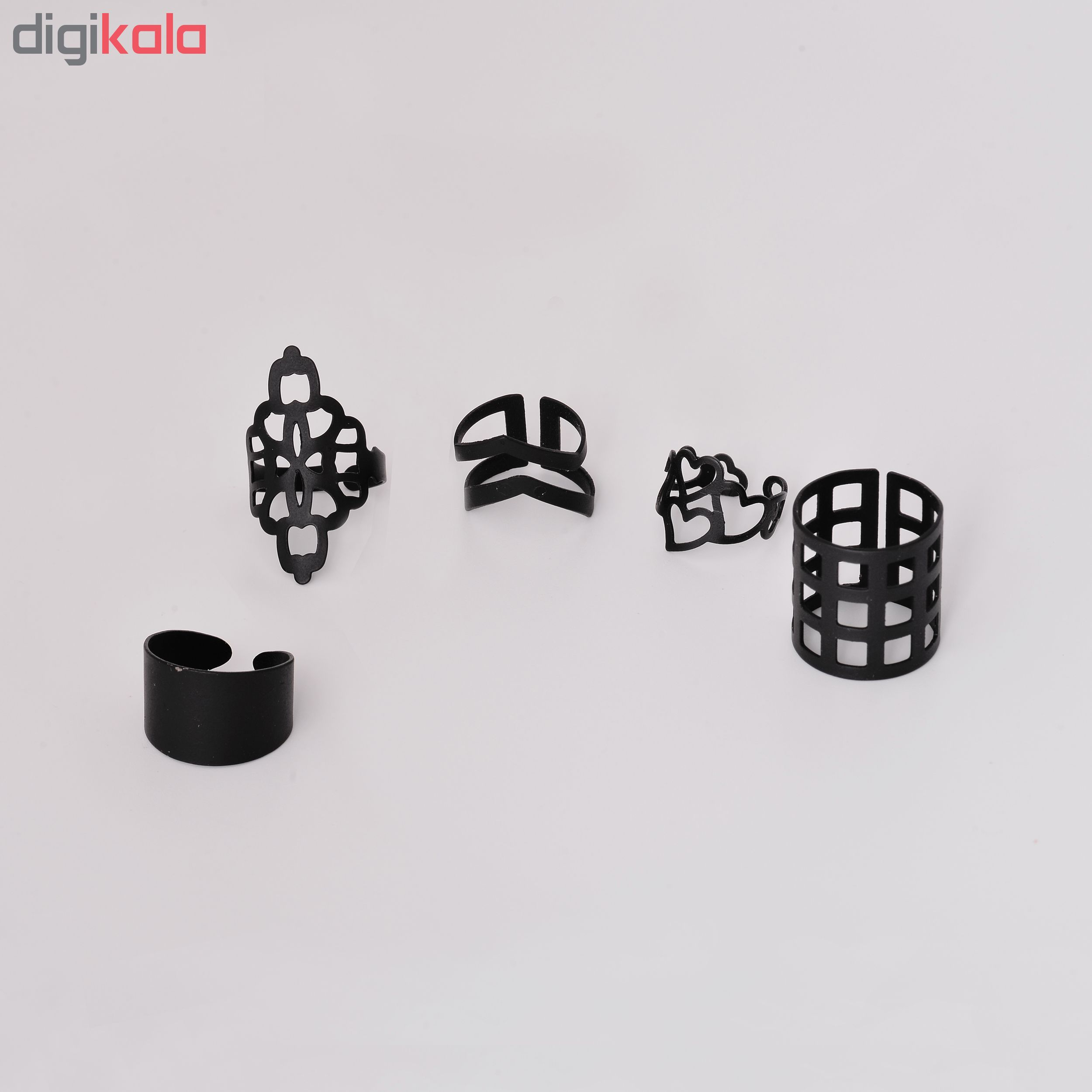 انگشتر زنانه کد AN1288 مجموعه 5 عددی