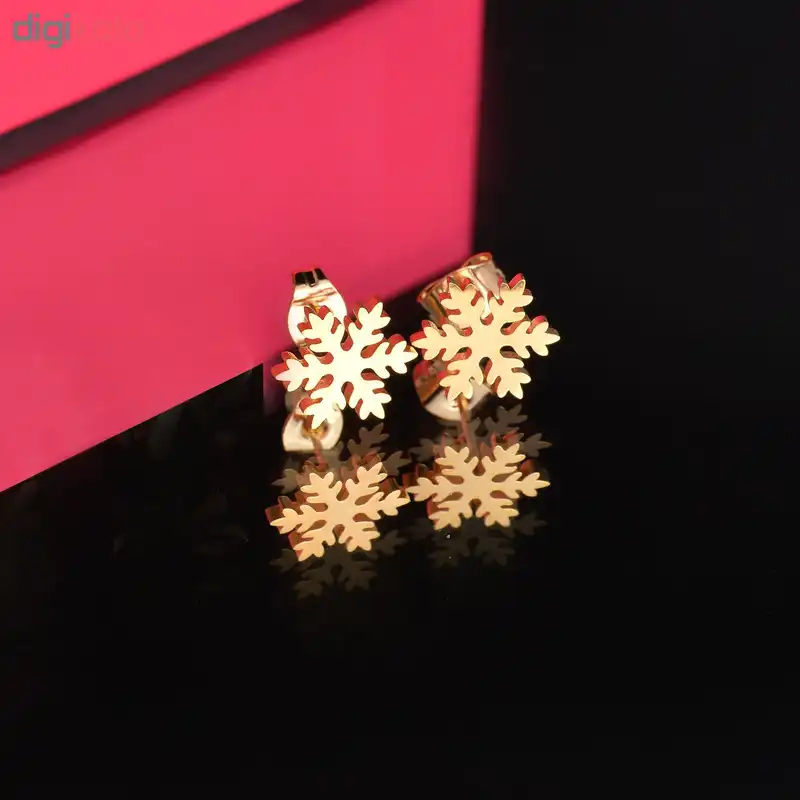 گوشواره زنانه طرح برف کد GO1299