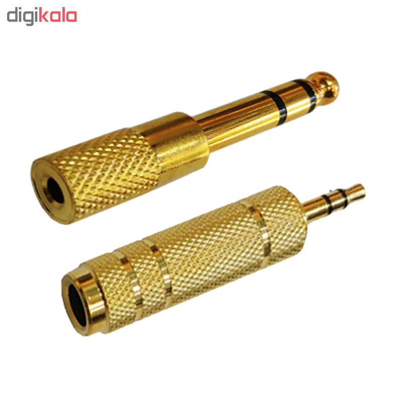 مبدل جک 6.3 به 3.5 استریو مدل T9234 مجموعه 2 عددی 3