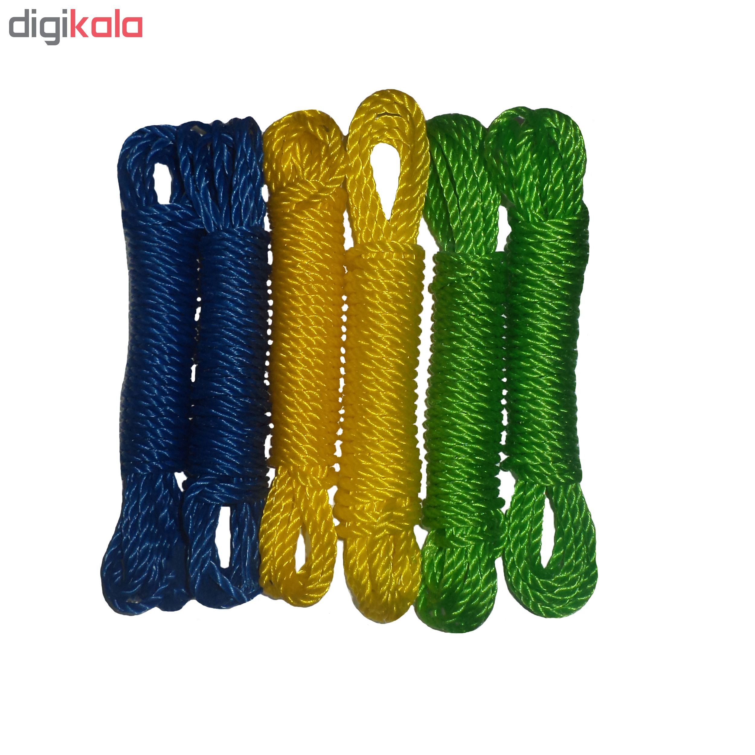 طناب مدل T01 طول 6 متر بسته 6 عددی