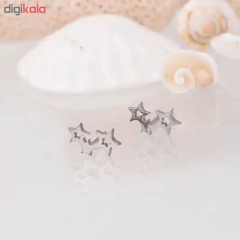 گوشواره زنانه طرح ستاره کد GO1302