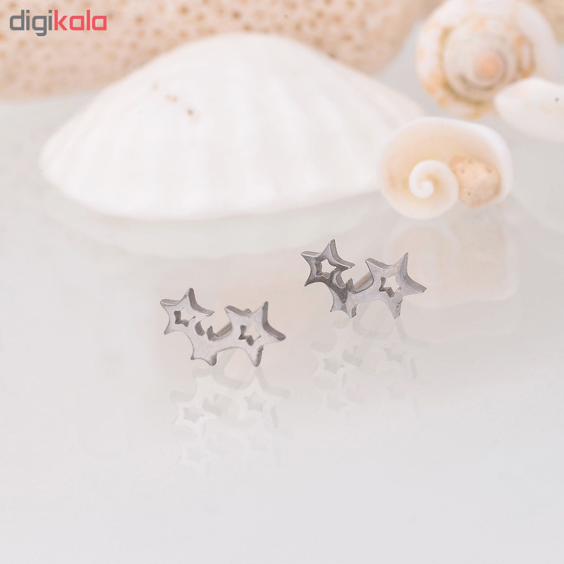 گوشواره زنانه طرح ستاره کد GO1302