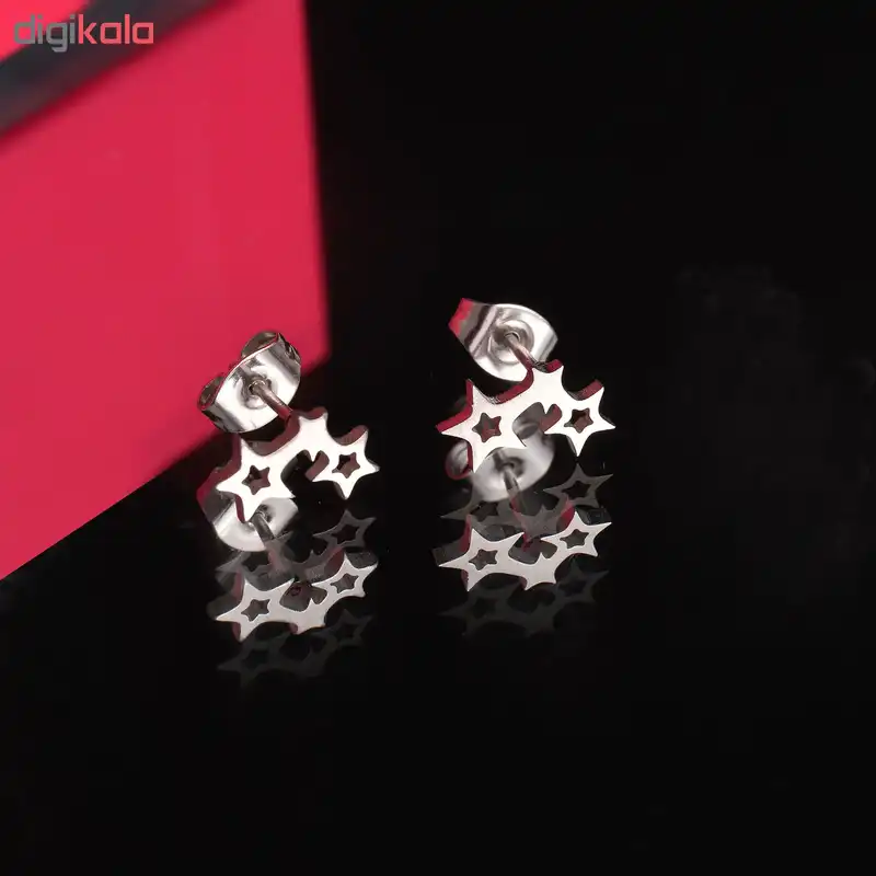 گوشواره زنانه طرح ستاره کد GO1302