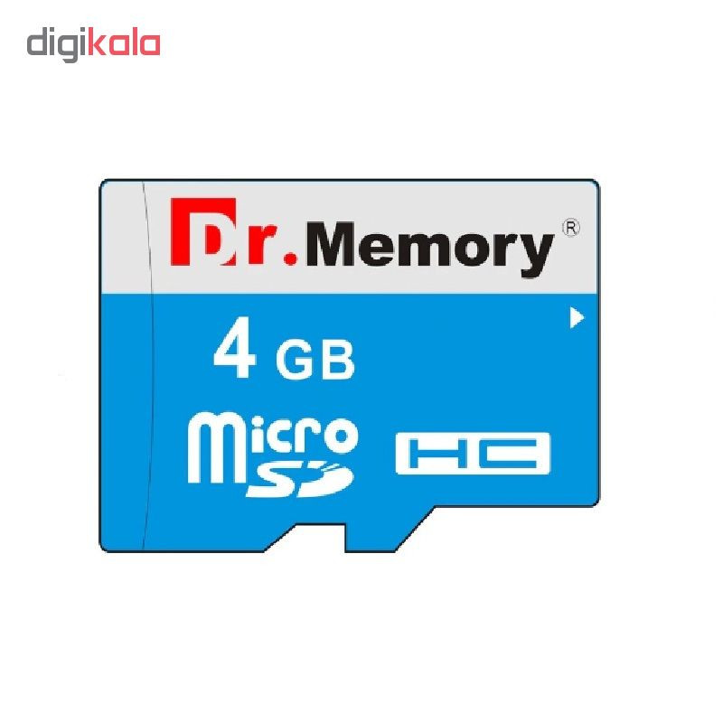 کارت حافظه microSDHC دکتر مموری مدل DR6022BVB کلاس 10 استاندارد UHS-I U1 سرعت 80MBps ظرفیت 4 گیگابایت به همراه آداپتور  SD