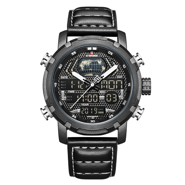 ساعت مچی عقربه ای مردانه نیوی فورس کد NF9160 BL-wh