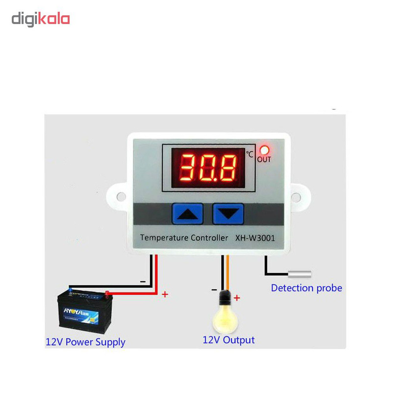 ترموستات دیحیتال مدل XH-W3001