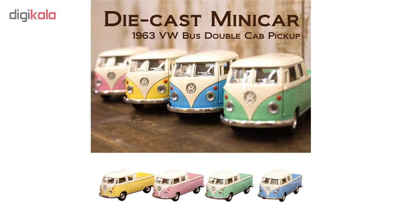 ماشین بازی کینزمارت مدل volkswagen bus pickup 1963