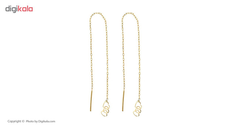 گوشواره طلا 18 عیار زنانه طرح قلب گالری ظهیرالدینی کد EL-003 گوشواره طلا 18 عیار زنانه طرح قلب گالری ظهیرالدینی کد EL-003