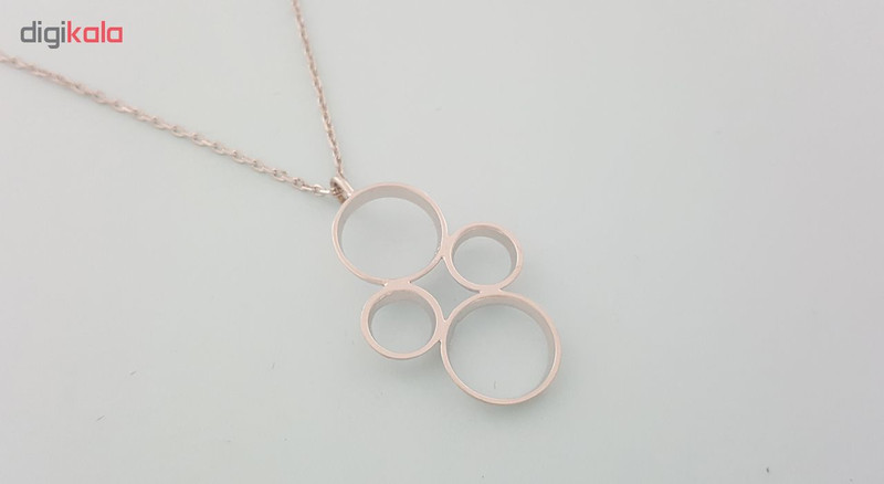 نیم ست نقره زنانه بلو استون کد 3981029