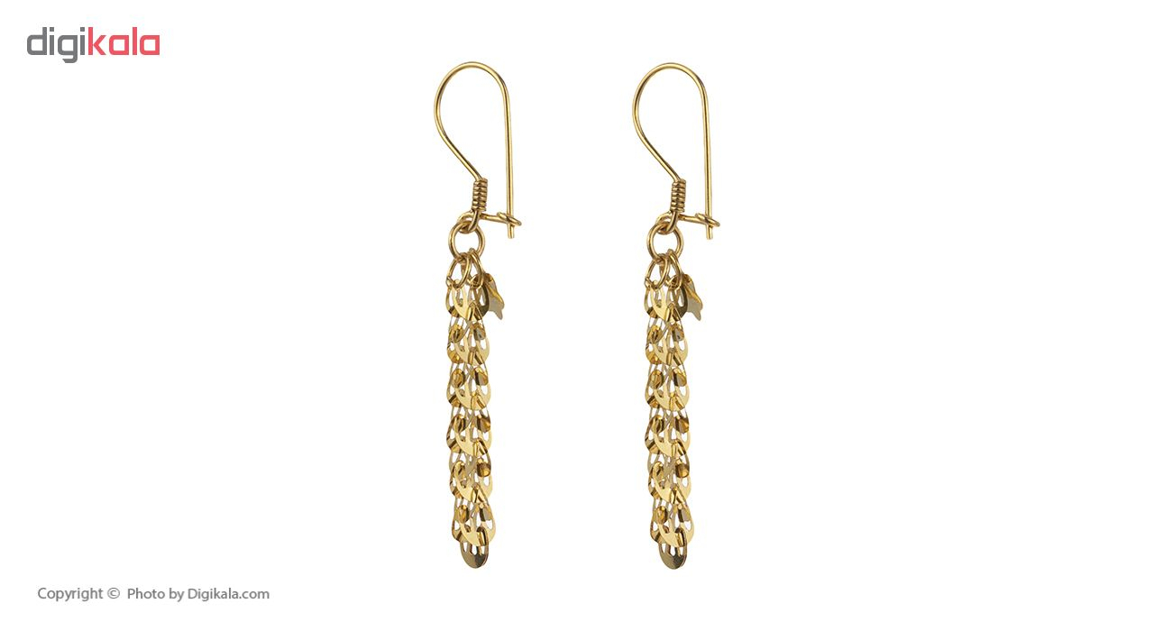 گوشواره طلا 18 عیار زنانه کد EN-001