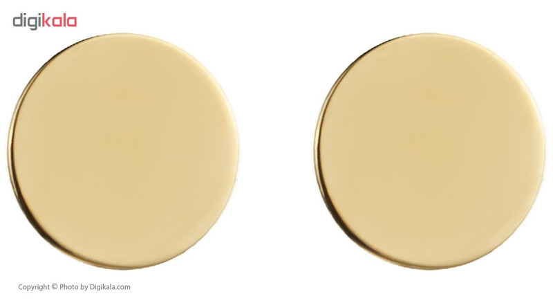 نیم ست طلا 18 عیار زنانه طرح دایره کد S3-001