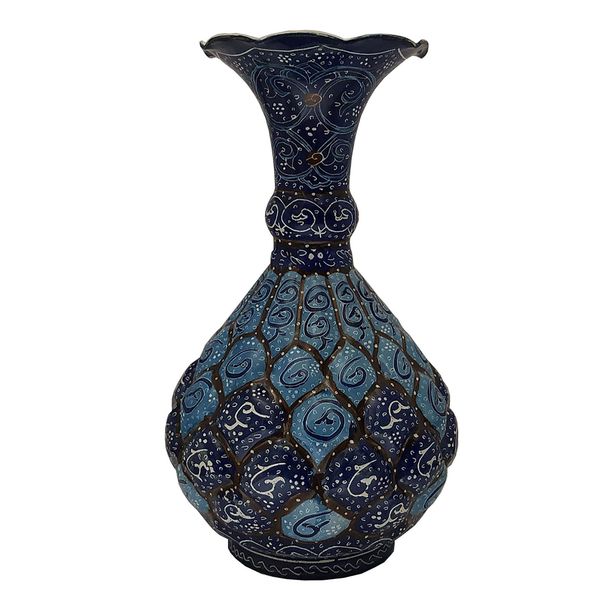 گلدان میناکاری مسی طرح اسلیمی کد 03 گلدان میناکاری مسی طرح اسلیمی کد 03
