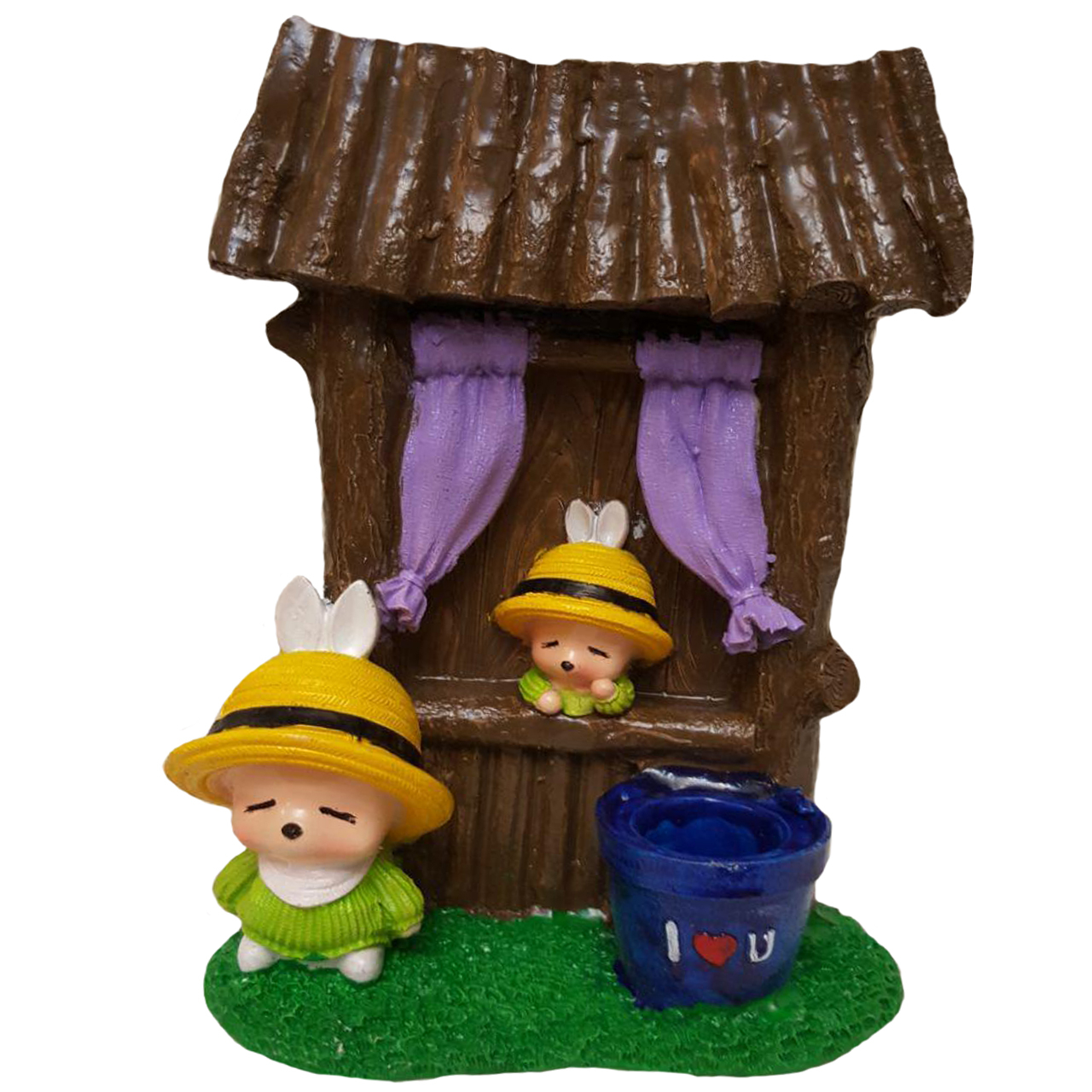 ظرف خلال دندان لیلپار طرح کلبه خرگوش مدل HOA-0005