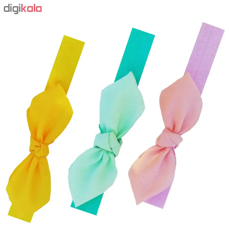 هدبند نوزاد مدل GM-19 مجموعه 3 عددی