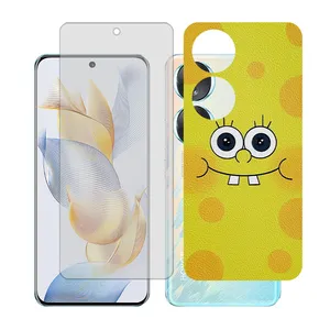 Glass together model matte screen protector suitable for Honor 70 mobile phone with back cover sticker