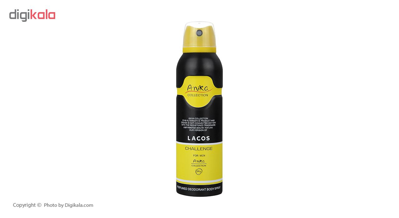 اسپری ضد تعریق مردانه آنیکا مدل Lagos حجم 200 میلی لیتر