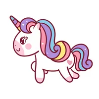 استیکر طرح یونیکورن کد STP897