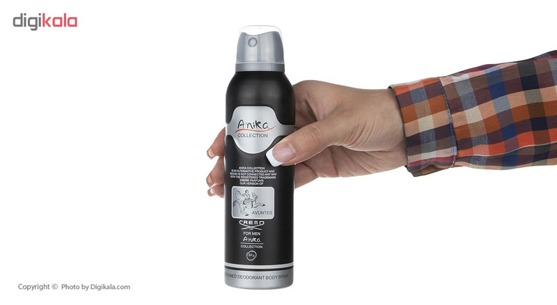 اسپری ضد تعریق مردانه آنیکا مدل Creed حجم 200 میلی لیتر اسپری ضد تعریق مردانه آنیکا مدل Creed حجم 200 میلی لیتر
