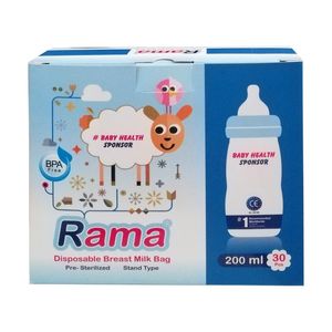 نقد و بررسی کیسه ذخیره شیر راما کد 200 گنجایش 0.2 لیتر بسته 30 عددی توسط خریداران