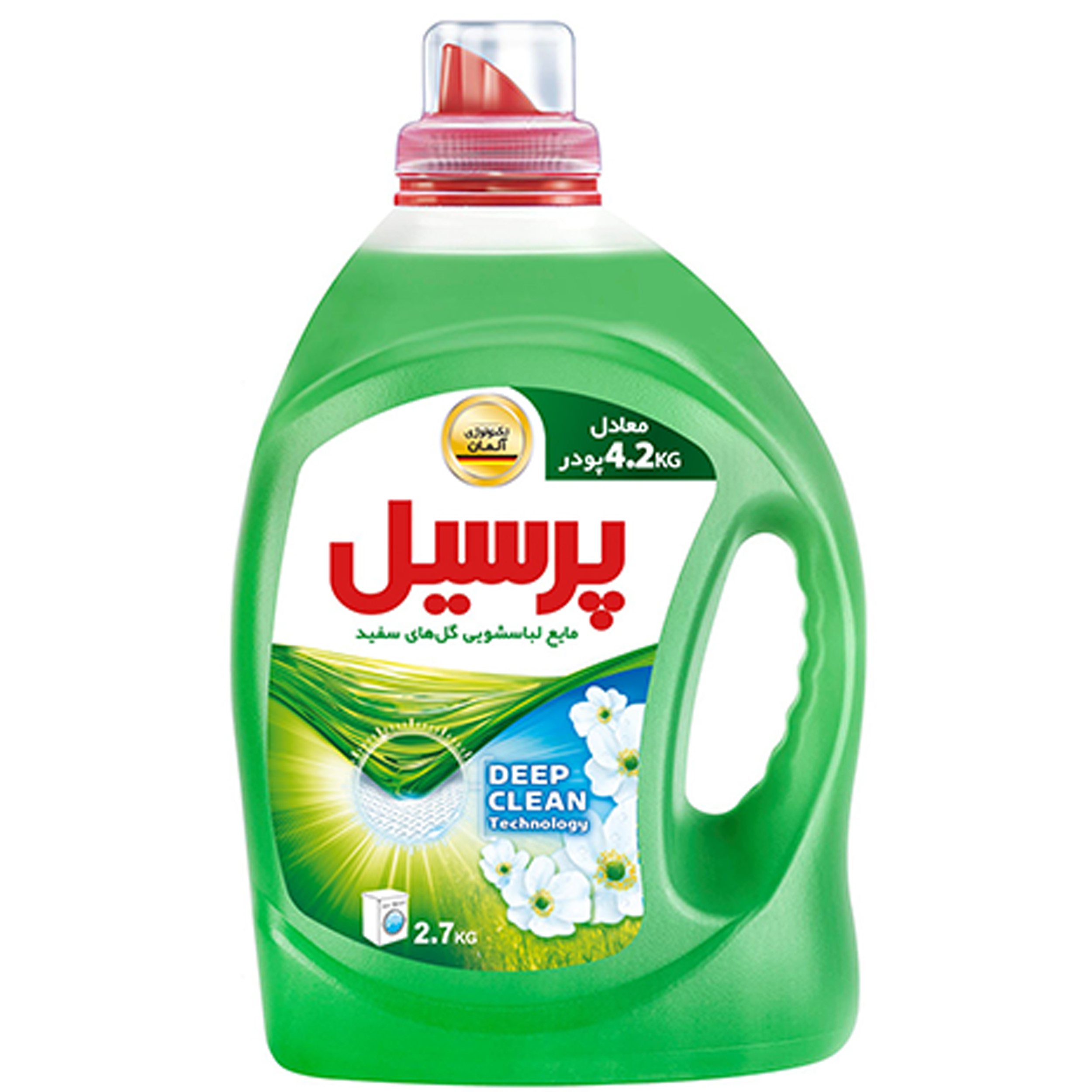 مایع لباسشویی پرسیل Deep Clean با رایحه گل های سفید مقدار 2.7 کیلوگرم
