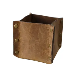 جامدادی رومیزی چرم لانکا مدل PNC-4