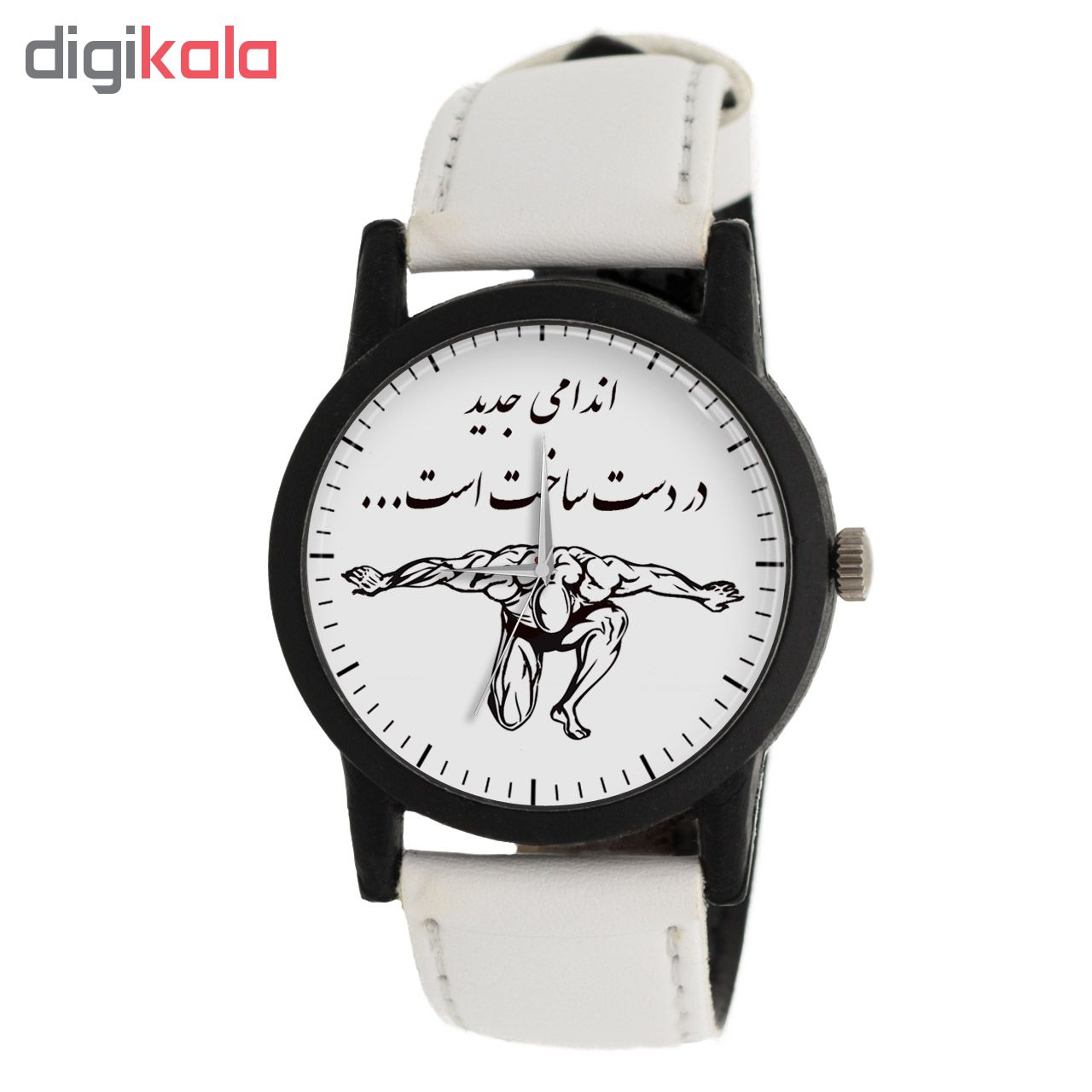 ساعت مچی عقربه ای مردانه طرح بدنسازی مدل LF1364