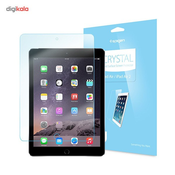 محافظ صفحه نمایش اسپیگن مدل Crystal مناسب برای تبلت آی پد ایر و ایر 2
