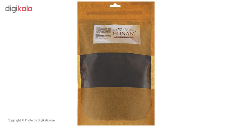 پودر پرپشت کننده‌ مو هونام کد 02 وزن 500 گرم رنگ قهوه ای تیره