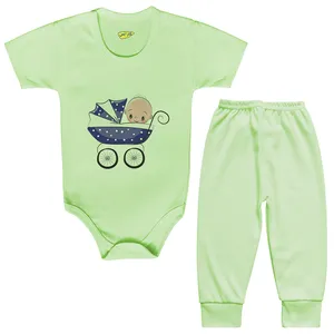 ست بادی و شلوار نوزادی کارانس مدل BSTG-3099