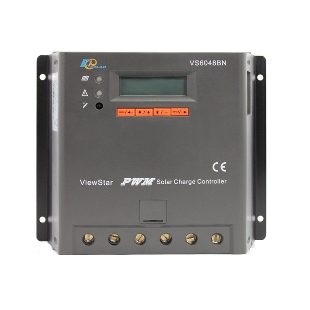 کنترل کننده شارژ خورشیدی ایپی سولار مدل VS6048BN PWM کنترل کننده شارژ خورشیدی ایپی سولار مدل VS6048BN PWM