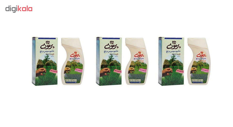 شامپو مو پرمون مدل سبوس برنج کد 01 حجم 250 میلی لیتر مجموعه 3 عددی شامپو مو پرمون مدل سبوس برنج کد 01 حجم 250 میلی لیتر مجموعه 3 عددی